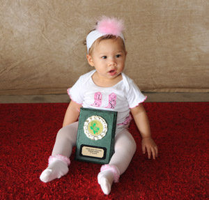 2012 Diaper Derby 1st Place Ember Chevalier